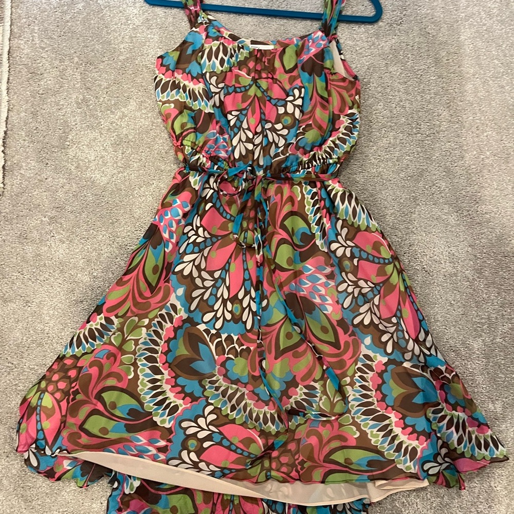 Milly Silk Print Dress